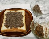 2層仕立て♪クランブルトースト 秋・和2作り方6写真