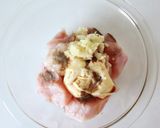 柔らか【鶏むね肉のガーリックマヨフライ】作り方2写真