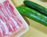 きゅうりの豚バラ巻き作り方1写真