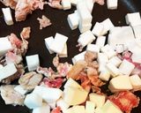 3分クッキングはんぺんミニトマトの卵炒め作り方3写真