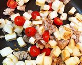 3分クッキングはんぺんミニトマトの卵炒め作り方4写真