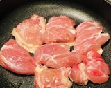 黒酢風味の鶏もも肉さっぱり照り焼き作り方2写真