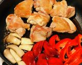 黒酢風味の鶏もも肉さっぱり照り焼き作り方5写真