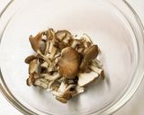 簡単おつまみ、きのこ大葉ポン酢作り方1写真
