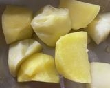 豆腐とじゃがいものお団子チーズ乗せて作り方1写真