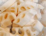簡単！れんこんと合挽き肉の甘辛炒め☆作り方2写真