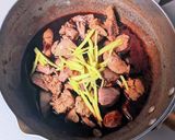 鶏レバーの赤ワイン煮作り方7写真