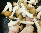 鶏もも肉とキノコのバターしょう油焼作り方1写真