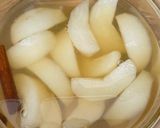 レンジで簡単！シナモン香る梨のコンポート作り方7写真