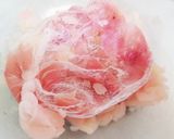 電子レンジで簡単♪ピンク色のりんごの甘煮作り方2写真