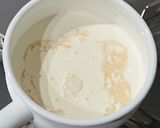 ヘルシースイーツ。黒ごまパンナコッタ作り方1写真