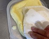チーズ入りレンジだし巻きサンドイッチ作り方10写真