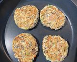 もっちもち☆ひじきと野菜の豆腐お焼き☆作り方5写真