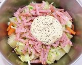 豚こまもやし炒め弁当 22/6.14作り方2写真