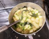豆腐とわかめと油揚げの味噌汁作り方3写真