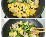 麺つゆで簡単＊豚肉と小松菜のとろみ炒め＊作り方8写真