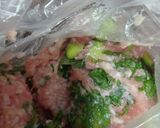 枝豆と大葉の肉豆腐作り方4写真