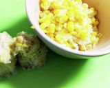 キャラ弁　ミニオンのミニオムライス作り方3写真