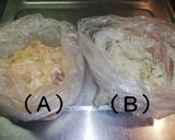 パリパリ衣のゴーヤ入りえび団子・とり団子作り方7写真