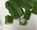 たらとオクラのピリ辛オイスターソース炒め作り方2写真