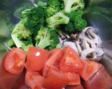 挽肉のごま風味ドレッシングサラダ作り方2写真
