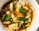 レンジ肉無豆腐簡単そばめし味野菜炒め作り方17写真