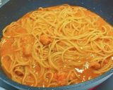 海老クリームパスタ作り方5写真