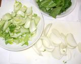 青梗菜玉ねぎ炒め♪簡単月経痛・妊活に薬膳作り方4写真