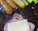 イタリアンポークソテー　チーズ&トマト作り方3写真