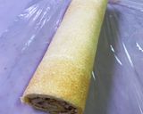 キャラメルとクルミのロールケーキ作り方5写真