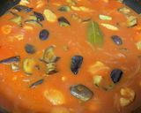 簡単♫鶏と茄子のトマト煮込み パスタ添え作り方13写真