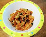 【幼児食】納豆入りお好み焼き作り方10写真