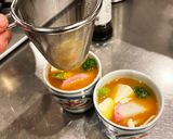 ははつゆだしで朝から具だくさん茶碗蒸し作り方3写真