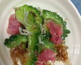 簡単♬デリ風サラダ♪ゴーヤ&ちりめん☆作り方10写真