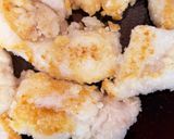鶏むねdeお肉柔らか♡大葉タレの油淋鶏作り方5写真