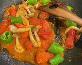 サンマのコンフィ風のパスタ　トマトソース作り方4写真