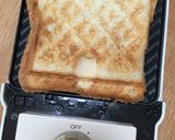 あんずジャム＆チョコのホットサンド作り方4写真