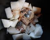 炊飯器でサバ味噌大根作り方3写真