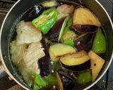 夏野菜でサッポロ一番味噌ラーメン作り方4写真