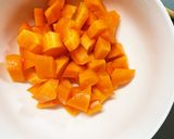 レンジお弁当用みりん無冷凍人参グラッセ作り方1写真