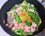 豚バラ肉と小松菜の塩ダレ炒め作り方4写真