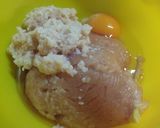 れんこん＆ごぼうのつくねハンバーグ作り方3写真