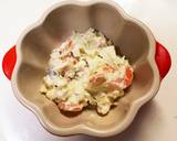 ポテトサラダリメイク　玉子蒸し作り方3写真