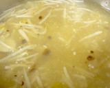 もやし しめじ ほうれん草の味噌汁^^作り方3写真
