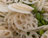 れんこんとひじきと枝豆のサラダ作り方4写真