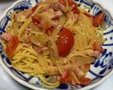ミニトマトのペペロンチーノ作り方9写真