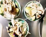 レンジ肉無チクワきな粉デミオム味野菜炒め作り方10写真
