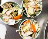 レンジ肉無チクワきな粉デミオム味野菜炒め作り方11写真