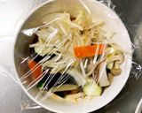 レンジ肉無チクワきな粉デミオム味野菜炒め作り方12写真