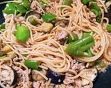 味噌で！絶品☆なすピーマンひき肉パスタ作り方10写真